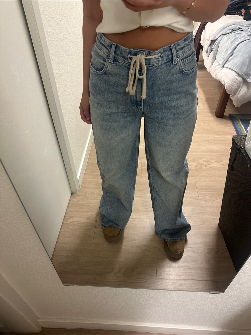 Zara balloon fit jeans
